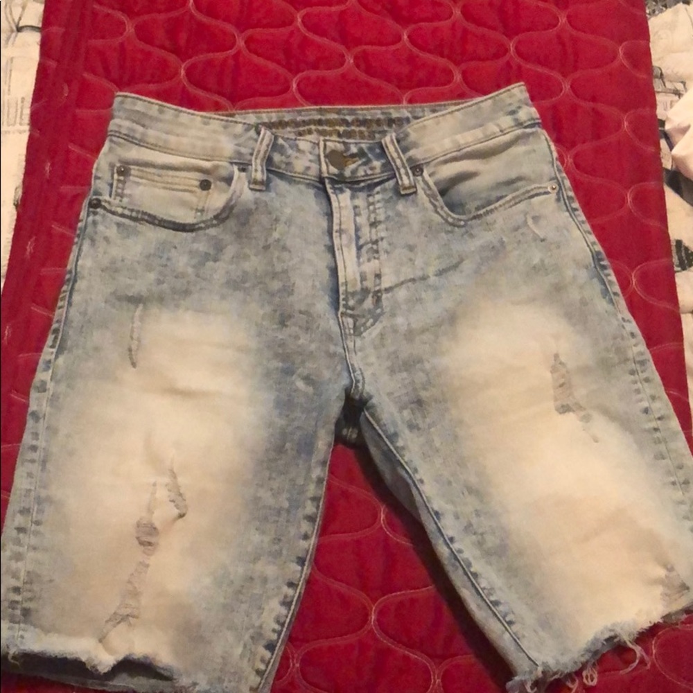 Denim shorts